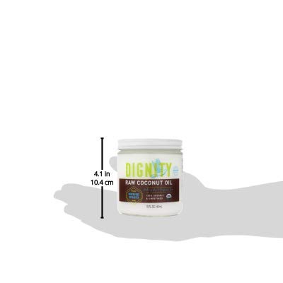 Raw Organic Coconut Oil for Skin, Hair & Cooking - Unrefined, Centrifuge-Extracted, Fair Trade Verified, Non-GMO, Virgin Coconut Oil - Beauty & Health Essentials (15 fl oz, Pack of 2)