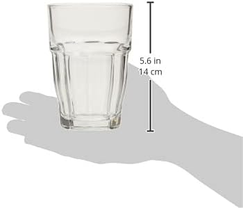 Bormioli Rocco 21.75 oz. Rock Bar Stackable Super Cooler Glass, (Set of 6)