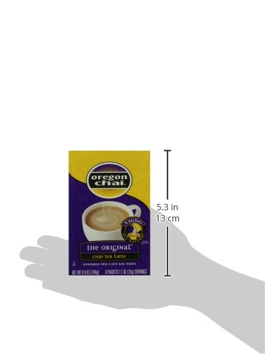 Oregon Chai Original Dry Chai Latte Mix, 8 Count (Pack of 4)