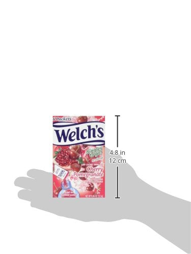 Welch's Singles To Go Water Drink Mix - Cherry Pomegranate Powder Stick Packets (12 Boxes with 6 Packets Each - 72 Total Servings)