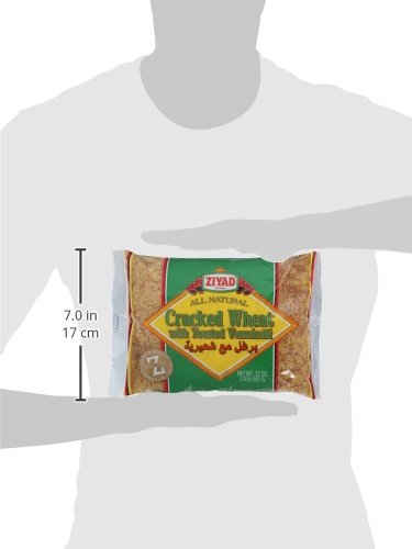 Ziyad Cracked Wheat Bulgur ??Fiber-Rich Whole Grain, Nutty Flavor & Chewy Texture ??Ideal for Tabbouleh, Kibbeh, Curries, Soups & Salads ??Easy 30-Minute Prep, Vegan - Premium Quality, 32oz