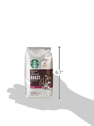 Starbucks Ground Coffee, Dark Roast Coffee, French Roast, 100% Arabica, 1 Bag (12 Oz) (Pack of 2)