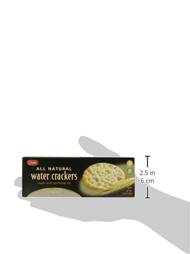 Dare Original Water Crackers – Healthy Entertaining Snacks with 0 grams of Trans Fat and Saturated Fat – 4.4 Ounces (Pack of 12)