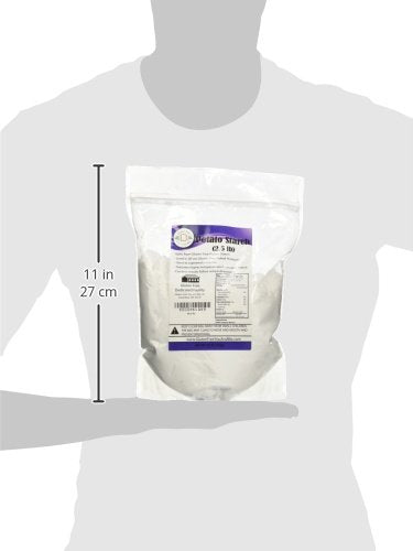 Judee’s Unmodified Potato Starch 2.5 lb - Just One Ingredient - Great for Breading, Thickening, Cooking, and Baking - 100% Non-GMO, Gluten-Free, and Nut-Free - Resistant to High Temperatures