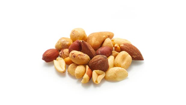 Yupik Mixed Nuts, 2.2 lb (35.2 oz), A Blend of Roasted Peanuts, Almonds, Brazil Nuts, Cashews & Hazelnuts, Non-GMO Canola Oil, Cholesterol Free, Vegan, Perfect for Snacking, Baking & Nutrition Bars