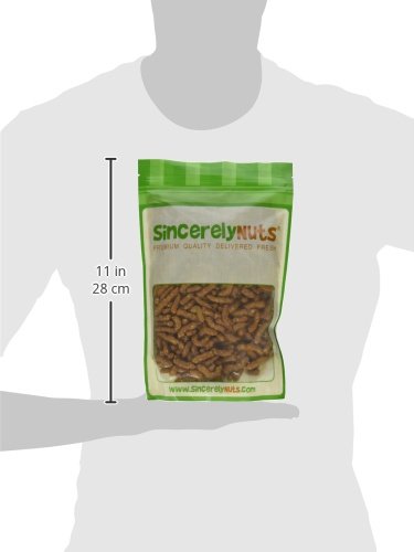 Sincerely Nuts Honey Sesame Sticks Snacks, 1lb - Kosher Certified - Crunchy Toasted Honey Sesame Seed Crackers for Trail Mix & Soup