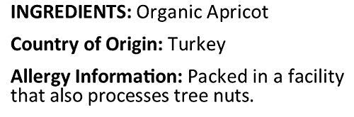 Anna and Sarah Organic Dried Apricots No-Added Sugar, Sweet and Tangy Delights for Snacking, Unsulphured, in Resealable Bag 2 Lbs
