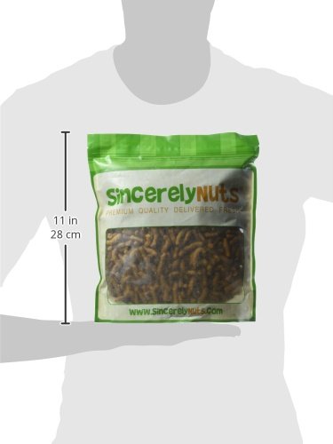 Sincerely Nuts Honey Sesame Sticks Snacks, 2lb - Kosher Certified - Crunchy Toasted Honey Sesame Seed Crackers for Trail Mix & Soup