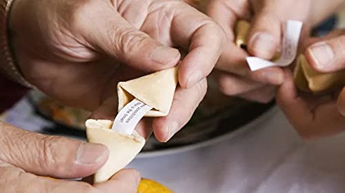 Shop&Save Individually Fresh crispy Wrapped Fortune Cookies Perfect for Snacks, Lunch, Picnic, Birthdays, Graduation, Parties (Citrus, 100)