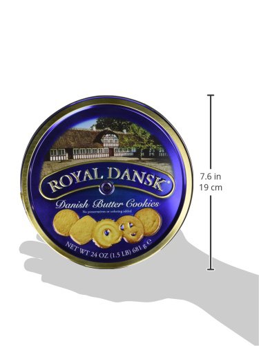 Royal Dansk Danish Butter Cookies, 24 Oz. (Pack of 2)