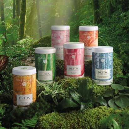 Palais des Th챕s - Organic Scandinavian Wellness Caffeine-Free, Herbal Tea for Natural Defenses with Birch, Sea Buckthorn, Cranberry, and Bilberry - 3.5oz Loose Leaf Metal Gift Tin, Serves 20-25 Cups