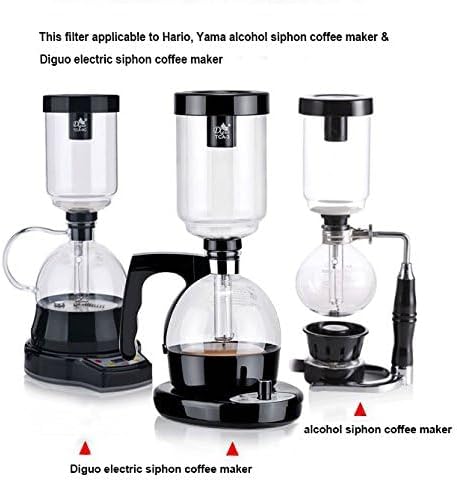 Diguo Permanent Coffee Filter for All Hario Siphon Coffee Maker and Other Syphon Coffee Maker Model: 1889A (Brown)