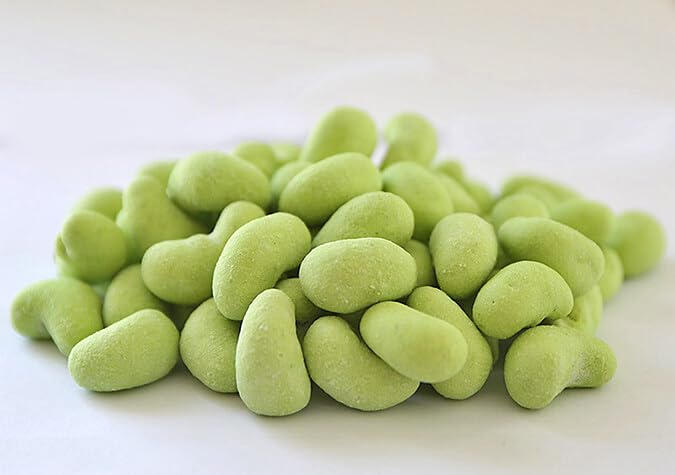 LAFOOCO Cashews, 100% Natural, Vegan Snacks, Great Gift, Resealable Jar, Halal, BRCGS (14.11 oz) (400 g, Wasabi Cashews)