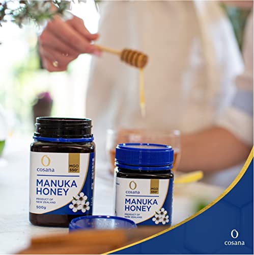 Cosana Manuka Honey 50 MGO + 250g – Multifloral - Bottled, sealed, and certified in New Zealand