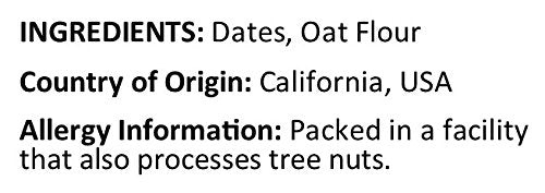 Anna and Sarah Chopped Dates with Oat Flour in Resealable Bag (3 Lbs)