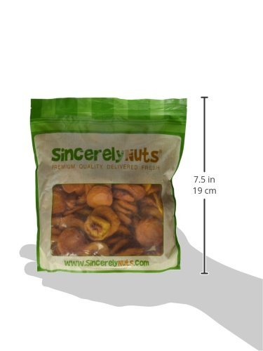 Sincerely Nuts Dried Fresh Peaches, 5 lb - Dried Fruit No Sugar Added - Unsweetened Peach Slices - Natural, Kosher & Vitamin C Rich Chunks for Mix Dry Fruits, Sweet Fruity Treats & Baking