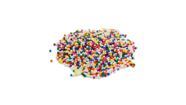 Yupik Birthday Cake Sprinkles, 2.2 lb (35.2 oz), Rainbow Nonpareil Sprinkles, Gluten-Free, Kosher, Cholesterol-Free, Sodium-Free, Fat-Free, Ideal for Ice Cream, Cakes & Donuts Decorating