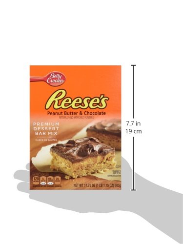 Betty Crocker, Dessert Bar Mix, Reese's Peanut Butter & Chocolate, 17.75oz Box (Pack of 3)