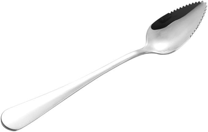 Set of 3 Stainless Steel Grapefruit Spoons with Serrated Edges and Grapefruit Knives - Perfect Utensils for Scooping and Piercing Citrus Fruit, Grapefruit Knives, Grapefruit Utensils