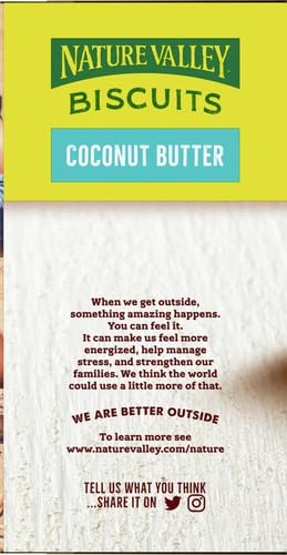 Nature Valley Biscuit Sandwiches, Coconut Butter, Snacks, 5 ct, 6.75 OZ