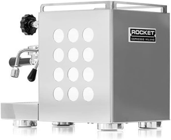 Rocket Espresso Appartamento Espresso Machine and Eureka Mignon Notte Grinder Bundle (White)