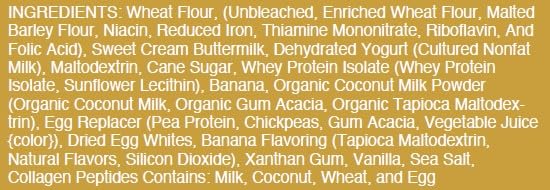 Heavenly Waffles짰 Mix, Banana, 11g Protein, Yogurt Based, Healthy and Nutritiously Balanced, Superior Tasting Waffles and Pancakes, 13.5 oz Pouch