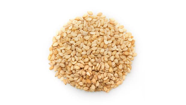 Yupik Natural Sesame Seeds, 2.2 lb (35.2 oz), Gluten-Free, GMO-Free, Kosher, Vegan, Raw, Unroasted, Unsalted, Plant-Based Protein, Source of Fiber & Iron, Ideal for Topping, Cooking & Baking