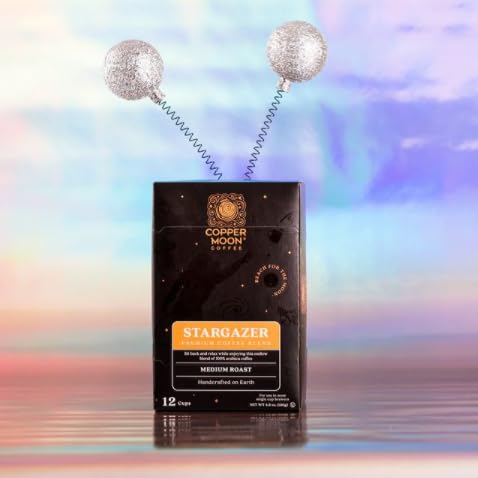 Copper Moon Single Serve Coffee Pods for Keurig K-Cup Brewers, Medium Roast, Stargazer Blend, 36 Count