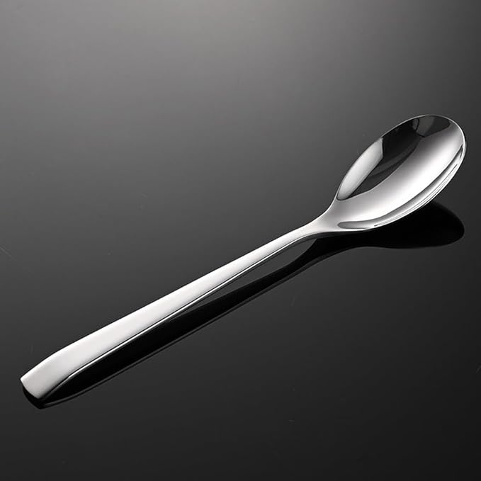 Serving Spoons,SUS 304 Stainless Steel Buffet & Banquet Style Serving Utensils (Set of 2)