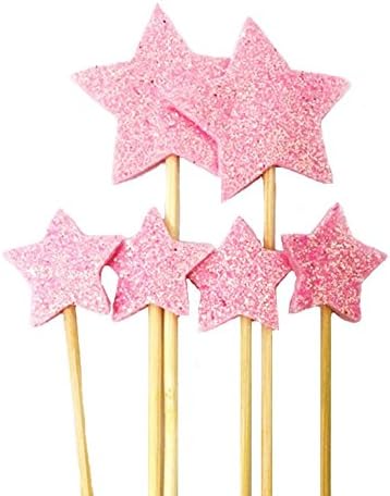48 Pieces Little Star Toppers,Baby Shower Decor and Cupcake Party Picks