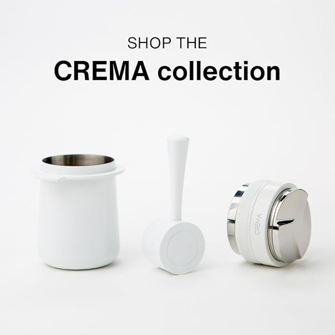 CREMA Coffee Products Replacement Steam Lever for Breville Espresso Machines | Ergonomic Stainless Steel Design | Compatible with Barista Express, Infuser, Barista Pro | Easy Grip | White Finish