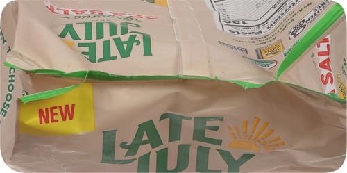 Late July Snacks Thin And Crispy Organic Tortilla Chips Sea Salt, 14.75 Oz (Pack of 2)
