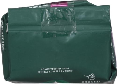 Starbucks Ground Coffee, Dark Roast Coffee, French Roast, 100% Arabica, 1 Bag (12 Oz) (Pack of 2)