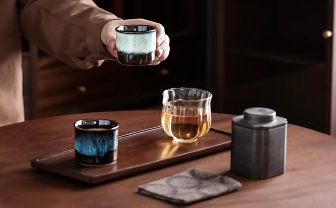 Tea Cups Set of 6 (mixed interior&exterior)