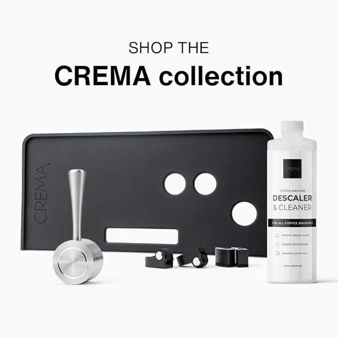 CREMA Coffee Products ??Coffee Machine Descaler & Cleaner ??Compatible with All Machines ??16 fl oz (4 Uses)