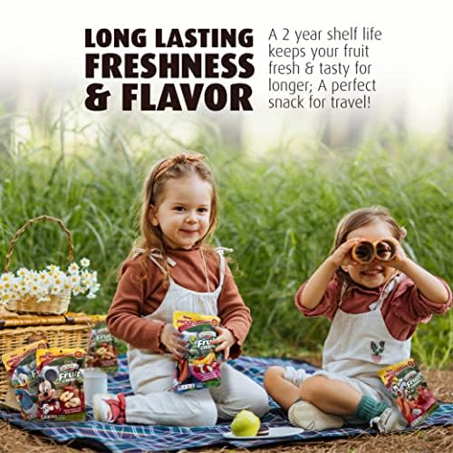 Brothers All Natural Disney Freeze Dried Fruit Crisps, Strawberry, 0.26 Oz (Pack of 12), Made with 100% Fruit, Gluten Free, Soy Free, Vegan, Heathy Snack, Lunch Box Ready