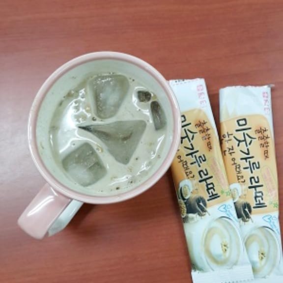 Damtuh Instant Roast Grain Misugaru Latte 20g x 12 Count - Powdered Misugaru Latte Caffeine Free Meal Coffee Replacement