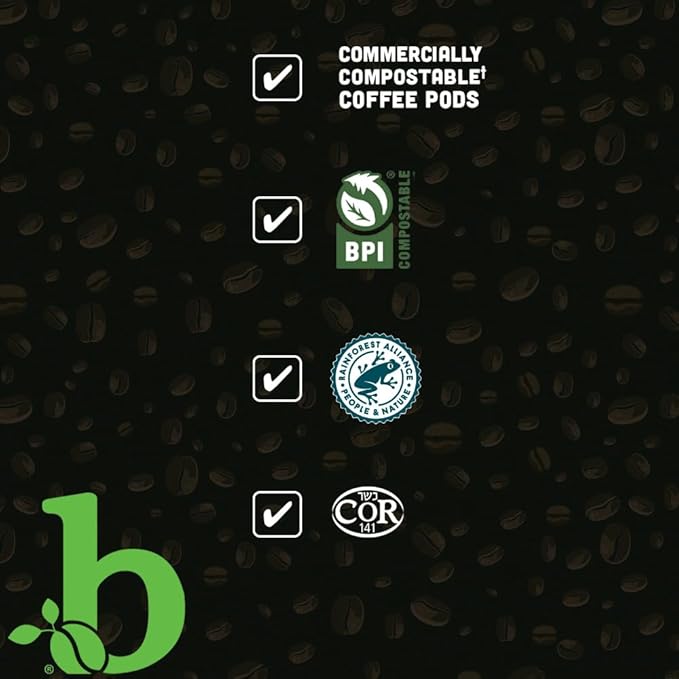 beaniac Flavor Freak Madagascar Vanilla, Flavored Light Roast, Single Serve Compostable K Cup Coffee Pods, Arabica Coffee with Natural Flavors, Keurig Brewer Compatible, 30 Count