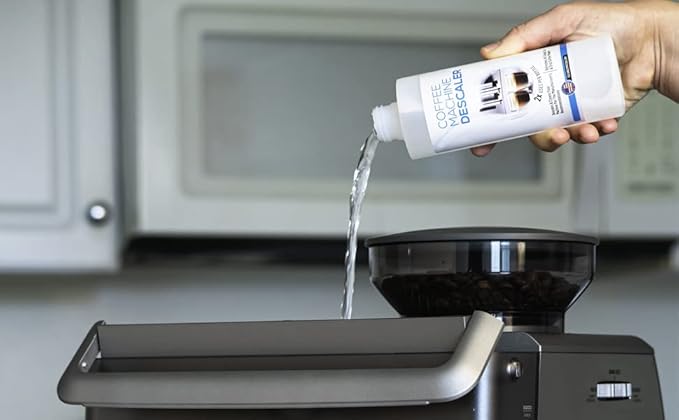 Keurig Compatible Descaling Solution - Descaler Cleaner Concentrate Kit For All 1.0 & 2.0 K-Cup Pod Machines and Espresso Machines - (2 Bottles, 4 Uses Plus 4 Filters)