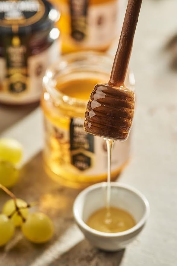 HONIGMA® Raw Linden Honey | Exquisite Taste | 100% Pure | Unpasteurized | Unfiltered | Partially crystallized | 250g/8.8oz