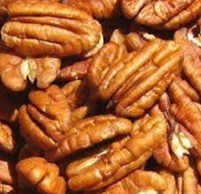 Whole, Shelled & Raw Georgia Pecans by Farm Fresh Unsalted & Handpicked for Freshness| Perfect For Pecan Pie, Cookie, Praline, Butter Recipes & More (2.5 LB)