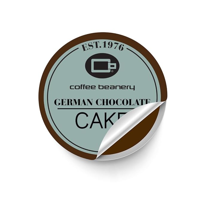 German Chocolate Cake Coffee Pods by Coffee Beanery | 96ct Bulk Flavored Coffee Pods Medium Roast Coffee