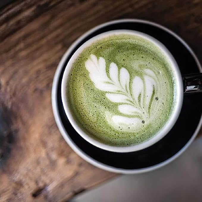 MOCAFE Matcha Latte Mix Powder, sweetened creamy Ceremonial Grade Japanese green tea, caf챕 style premium instant blended frappe, hot and iced drinks, 3lb Bulk Bag