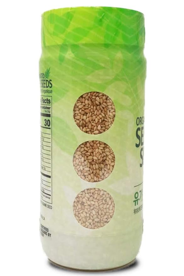 McCabe Organic Roasted Sesame, 8oz, USDA Organic Certified, CCOF Certified Organic, Roasted & Packed in USA