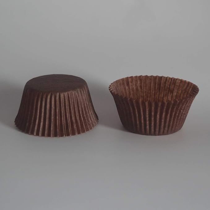 Coffee Cupcake Liners Greaseproof Paper Standard Baking Cups for Party and More, 150-Count