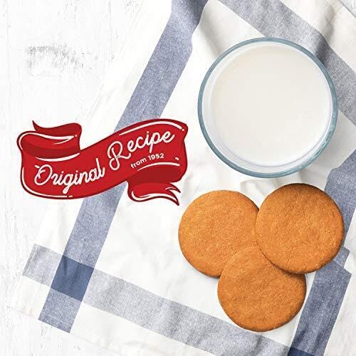 Nyakers Swedish Original Ginger Snaps Cookies 26.4 Oz. Gingersnaps in Botanical Mail Safe Tin - Gifts for Christmas, Birthday, or Holiday