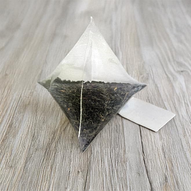 Assam Black Tea - 100% Certified Organic - 50 Pyramid Tea Bags Sachets in Resealable Bag