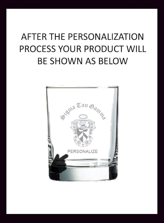 Greekgear Sigma Tau Gamma Old Style Glass Transparent