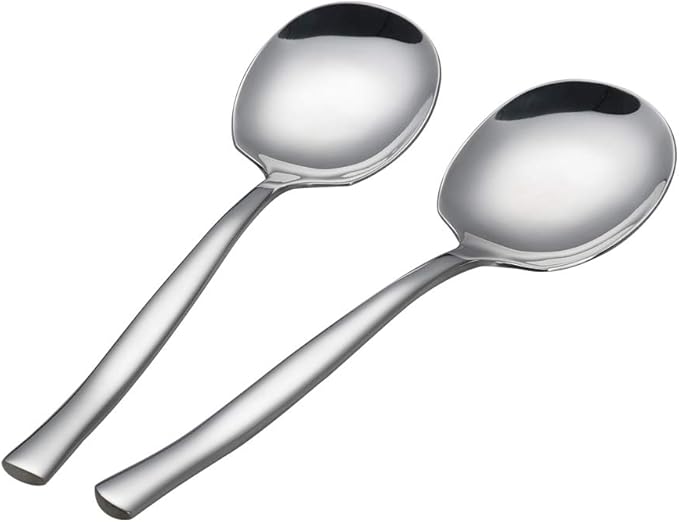 6-Piece Stainless Steel Buffet Serving Spoon, 6-Piece Large Serving Spoons