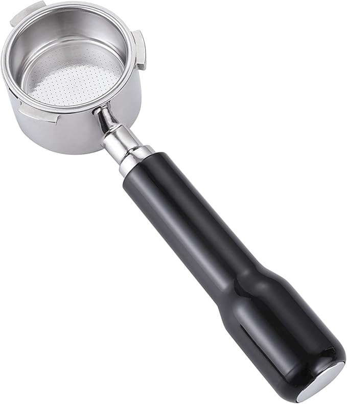 51mm Bottomless Portafilter Compatible with DeLonghi EC680 and EC685 Espresso Machine Stainless Steel Portafilter Along with Espresso Filter Basket Coffee Bottomless ABS Plastic